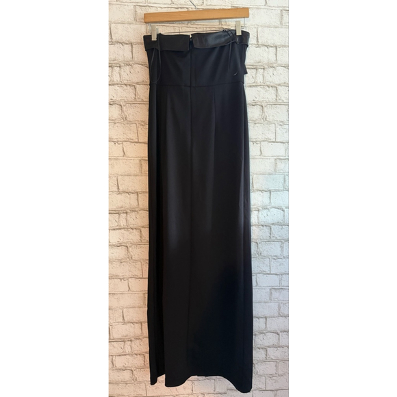 NWT Sophia Cristina Bow Womens Sleeveless Evening Gown Black Size 6 - Picture 5 of 6